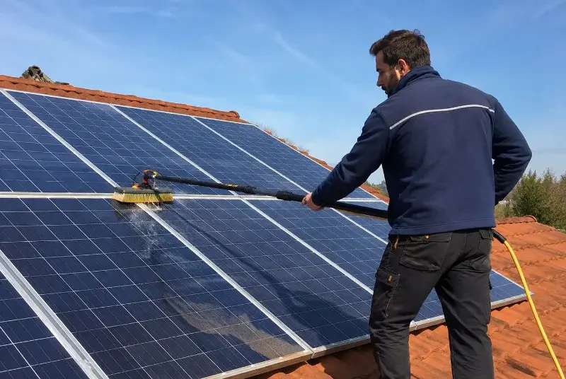 Nettoyage et entretien de panneaux solaires à Dumes